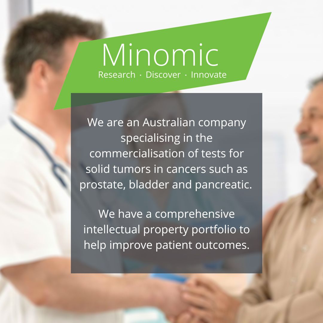 We are an Australian company specialising in the commercialisation of tests for solid tumors in cancers such as prostate, bladder and pancreatic. We have a comprehensive intellectual property portfolio to help improve patient outcomes.